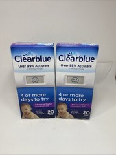 Lot Of 2 Clearblue Advanced Digital Ovulation Test 20 Count Exp 2026 