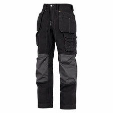 Snickers 3223 Floorlayer Work Trousers 35W 35L Black Ripstop