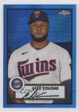 2021 Chrome Platinum Anniversary Mega Box Blue Prism Refractor Alex Colome 2k3