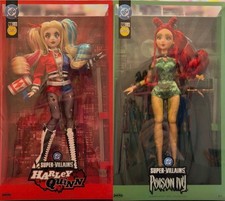 DOLL SET New In Hand Jakks Pacific DC Super-Villains POISON IVY HARLEY QUINN