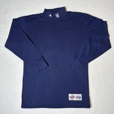 New York Yankees Mock Neck Turtleneck Majestic Official 90s Vintage Judge Sz 2XL