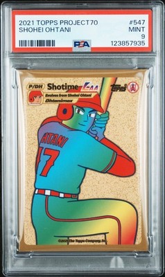 2021 TOPPS PROJECT70 #547 SHOHEI OHTANI PSA 9 | eBay