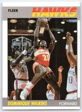 1987-88 Fleer #118 Dominique Wilkins Atlanta Hawks