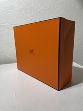 Hermes Box 14x11.5x4.5 Inches Empty Gift Box with Tissue Paper