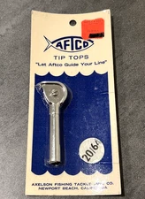 Vintage AFTCO 20/64 Tip Tops Fishing Guide Chrome NOS