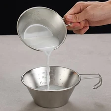 Sierra Cup Outdoor Stainless Steel Sierra Coffee Cup Picnic Tableware