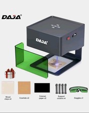 DAJA CNC Laser Engraving Machine Electric for Wood w/ Shield Goggles App USB