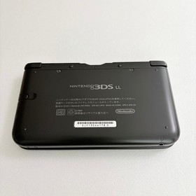 Nintendo 3DS XL LL Black Working Tested Japanese Version Console w/ Stylus
