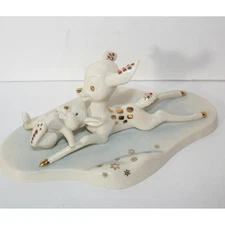 Bambi and Thumper on Ice Lenox Disney Showcase China Jewels-Disney Collection