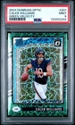 2024 PANINI DONRUSS OPTIC GREEN VELOCITY #201 CALEB WILLIAMS ROOKIE RC PSA 9