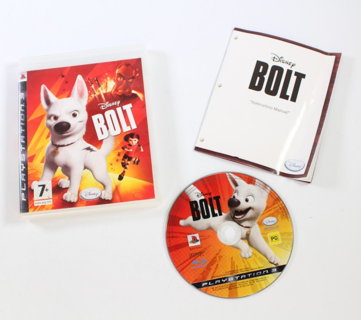 Disney Bolt Sony PlayStation 3 PS3 Game Complete with Manual