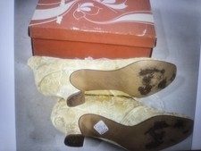 Vintage 80s-90s Lace Up Victorian Style   Special Occasions by Saugus Size 6.5