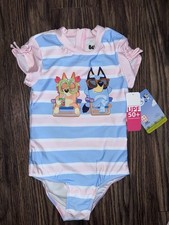 NEW Girls Bluey Swimsuit Size 5/6