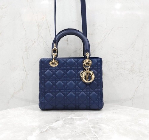 Dior Navy Lady Medium Bag 155085199