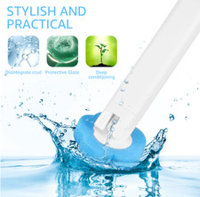 Toilet Brush and Holder Set with Disposable Refills Replacement Head Cleaning