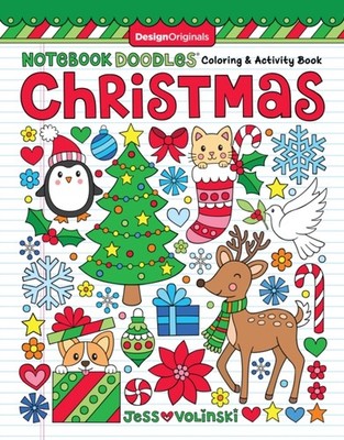 Notebook Doodles Christmas by Jess Volinksi Paperback Design Orig