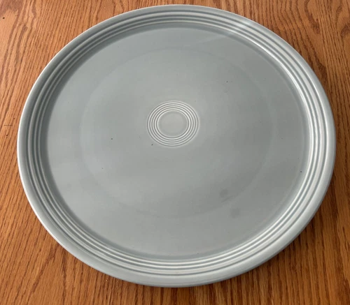 Fiestaware 15” Pizza Tray Fiesta Peal Gray Chop Plate - New