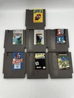 Lot of 7 Nintendo NES Games Super Mario Bros 3, Duck Hunt, TMNT &More Not Tested