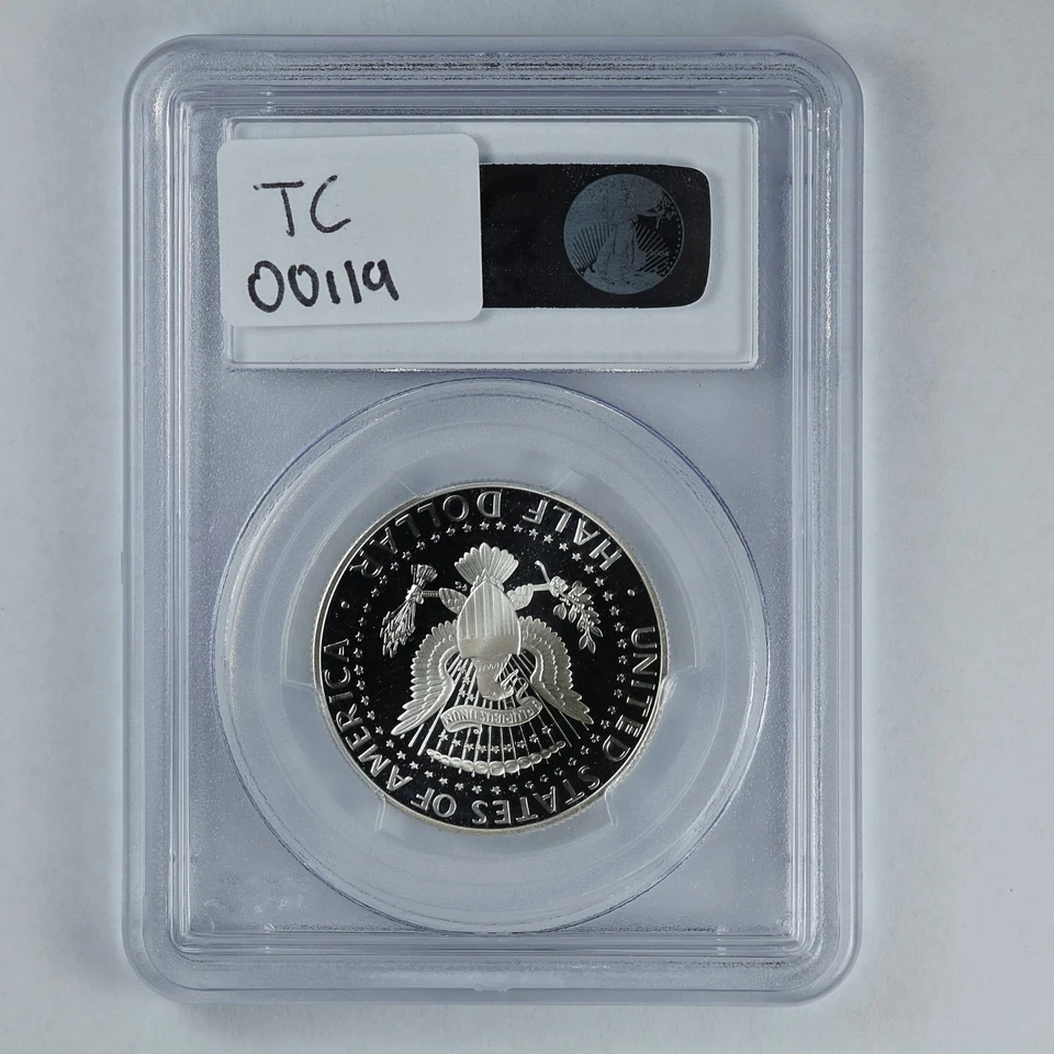 Серебряная монета номиналом 50 центов 2005-S с изображением Кеннеди пруф PCGS PR70DCAM - Изображение 2 из 2