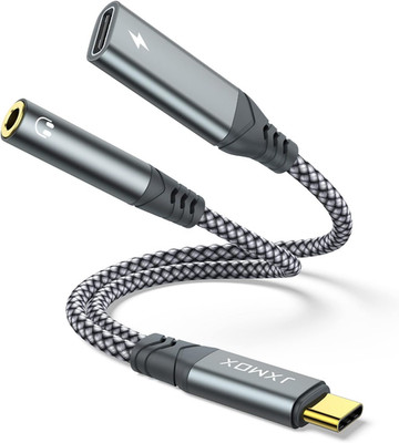 USB C to 3.5Mm Headphone and Charger Adapter, 2-In-1 USB Type C to Aux Jack