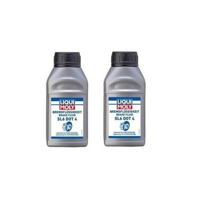 2x Liqui Moly Bremsflüssigkeit SL6 DOT 4 - 250 ml - Art. Nr. 21166