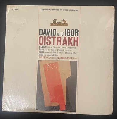 sealed David & Igor OISTRAKH JS Bach Sonata In C Major, Heliodor HS25009