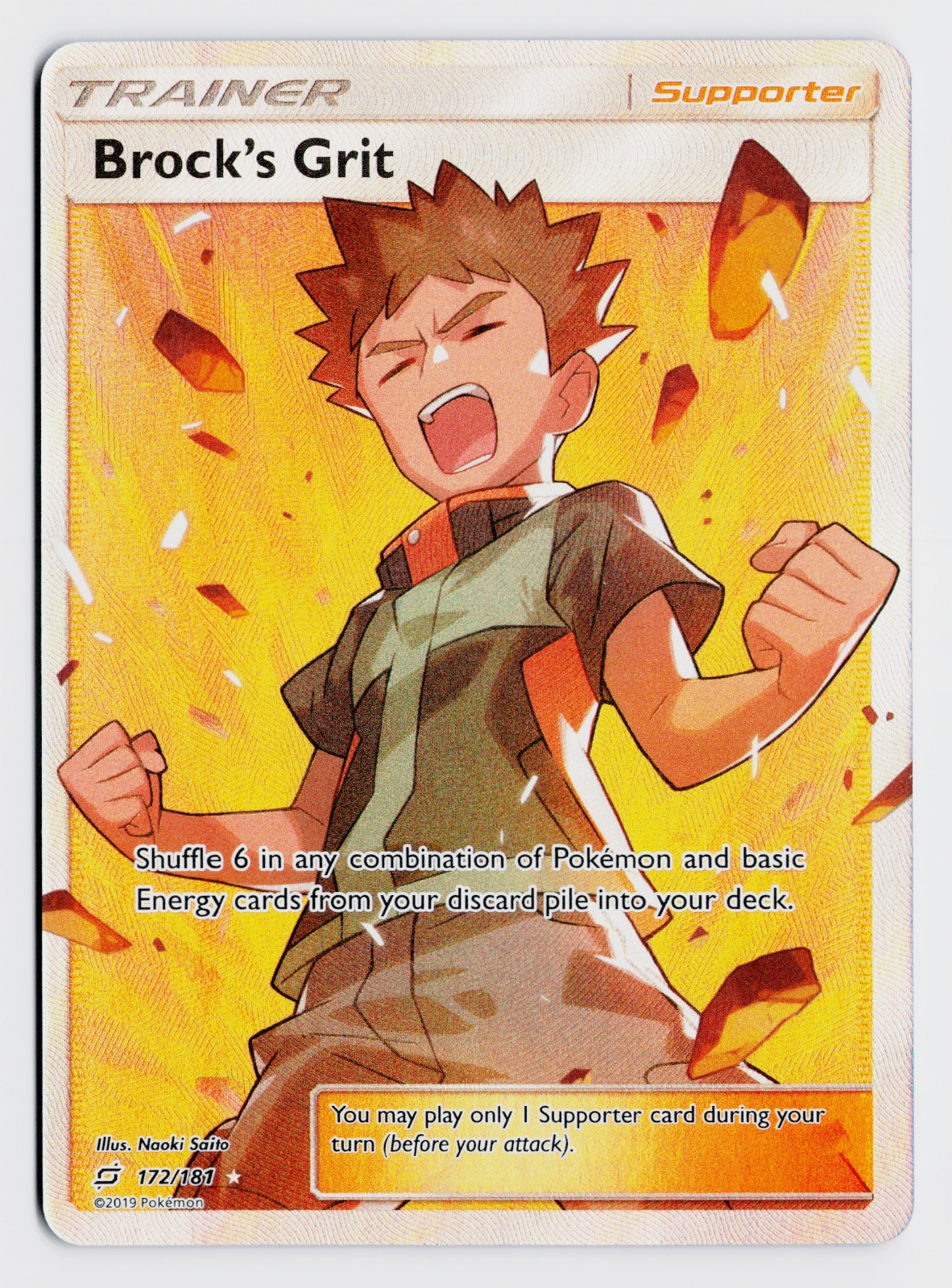 Brock's Grit 2019 Sun & Moon: Team Up #172/181 Holo (Full Art) Price Guide  - Sports Card Investor