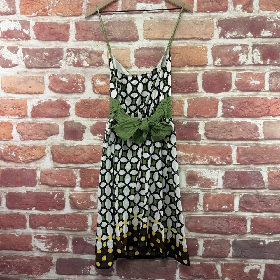 Vestido Max Studio Mujer Grande Multicolor Estampado Retro Geométrico Abstracto Midi Foto 2 de 4