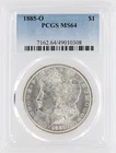 1885-O Morgan Dollar PCGS MS64 New Orleans Minted Silver Dollar No Reserve