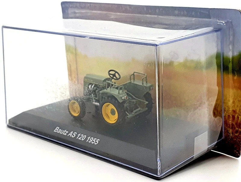 Hachette 1/43 Scale Model Tractor HL44 - 1955 Bautz AS120 Green - Image 2 of 4