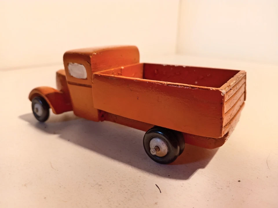 JRD Renault 5 tonnes camion plateau platre farine orange 1/40 - Photo 3/4