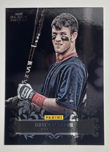 2012 Panini Black Friday Bryce Harper Foil Rookie RC #17 Phillies