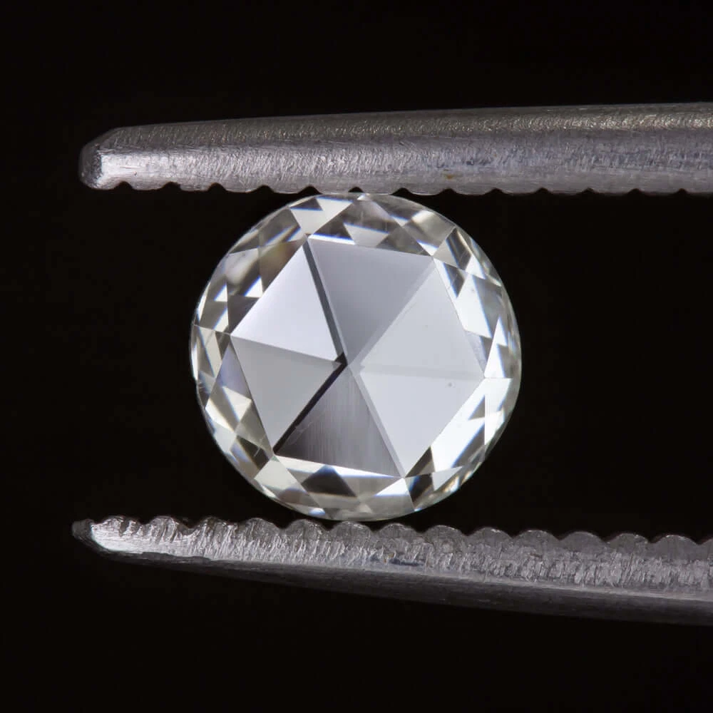 Rose cut diamond mm to carat sale