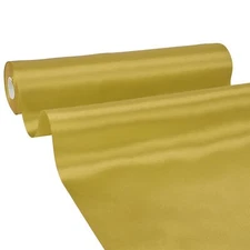 Wide Gold Satin Ribbon 14 Inch x 25 Yards Solid Fabric Ribbon for Cutting Cer...