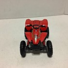 Ertl Polaris Scrambler 400 Diecast Atv Four Wheeler Red 4" Long