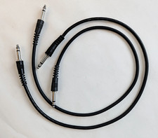 Mogami Neglex 2534 longframe molded 1/4 in nickel patch cable matched pair - 2ft