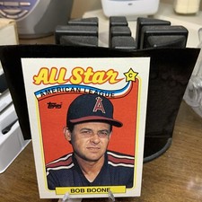 1989 Topps Baseball All Star #404 BOB BOONE Angels