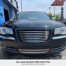 For 2011-2014 Chrysler 300300c Lower Bumper Stainless Chrome Mesh Grille Insert