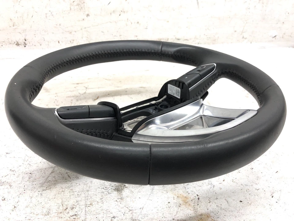 2019-2020 AUDI Q8 BLACK LEATHER STEERING WHEEL W/ HEAT 4M8419091BMJM - Image 2 of 4