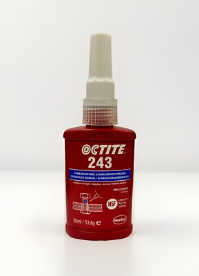 Gewindesicherung Tite 243 mittelfeste öltolerante Gewindesicherung 50ml Schraube Mutter Fix