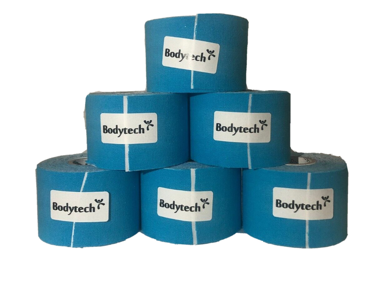 Nastro Kinesiologico Bodytech Azzurro 5cmx5m - Recupero Performance