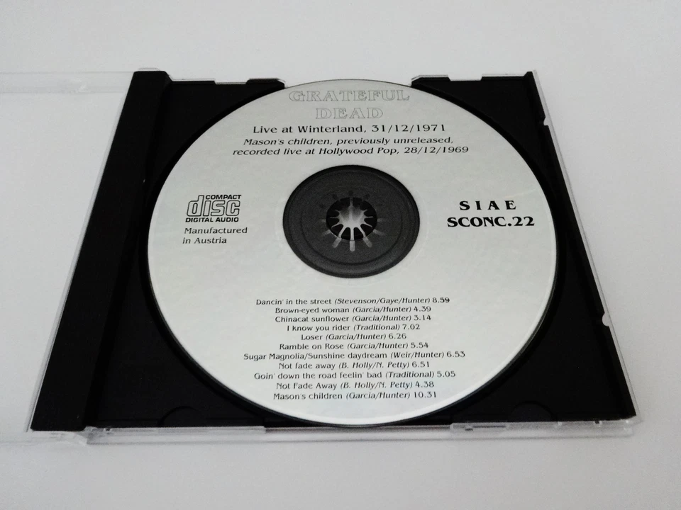 Grateful Dead Live at Winterland 12/31/1971 Bonus Disc CD Trip Without A Ticket - Image 2 of 4