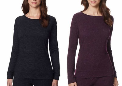 #ad 32 Degrees Heat Womens Crew Neck Soft Fleece Pull On Active Shirt To $9.99