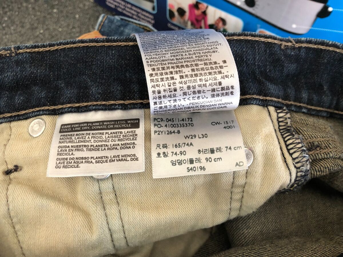 Levi's 511 Boys Mens 29x30 Straight Leg Jeans Dark Blue Levi's 511 Boys Mens 29x30 Straight Leg Jeans Dark Blue