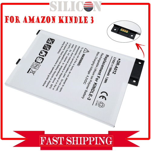 Batteria 3,7 V per DR-A012 Amazon Kindle-3 3G tastiera grafite D00901 eReader - Foto 2 di 6