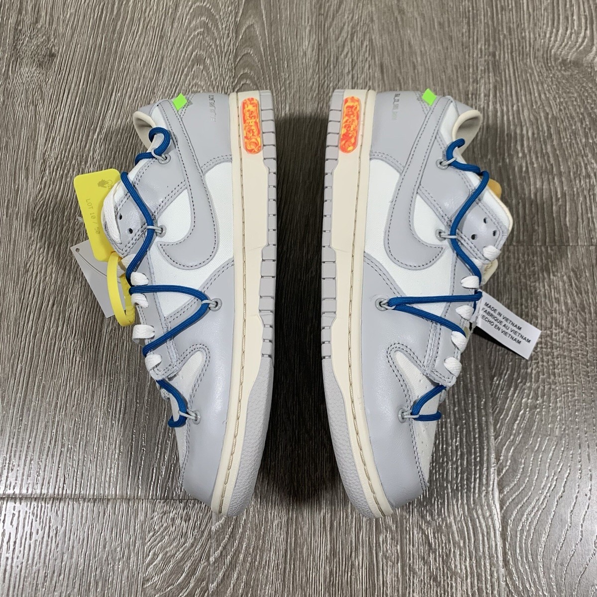 NIKE Dunk Low OFF WHITE Lot 10 (dm1602-112), 10 | eBay