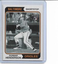 2023 Topps Heritage Gunnar Henderson Black & White SP Rookie #64 NM