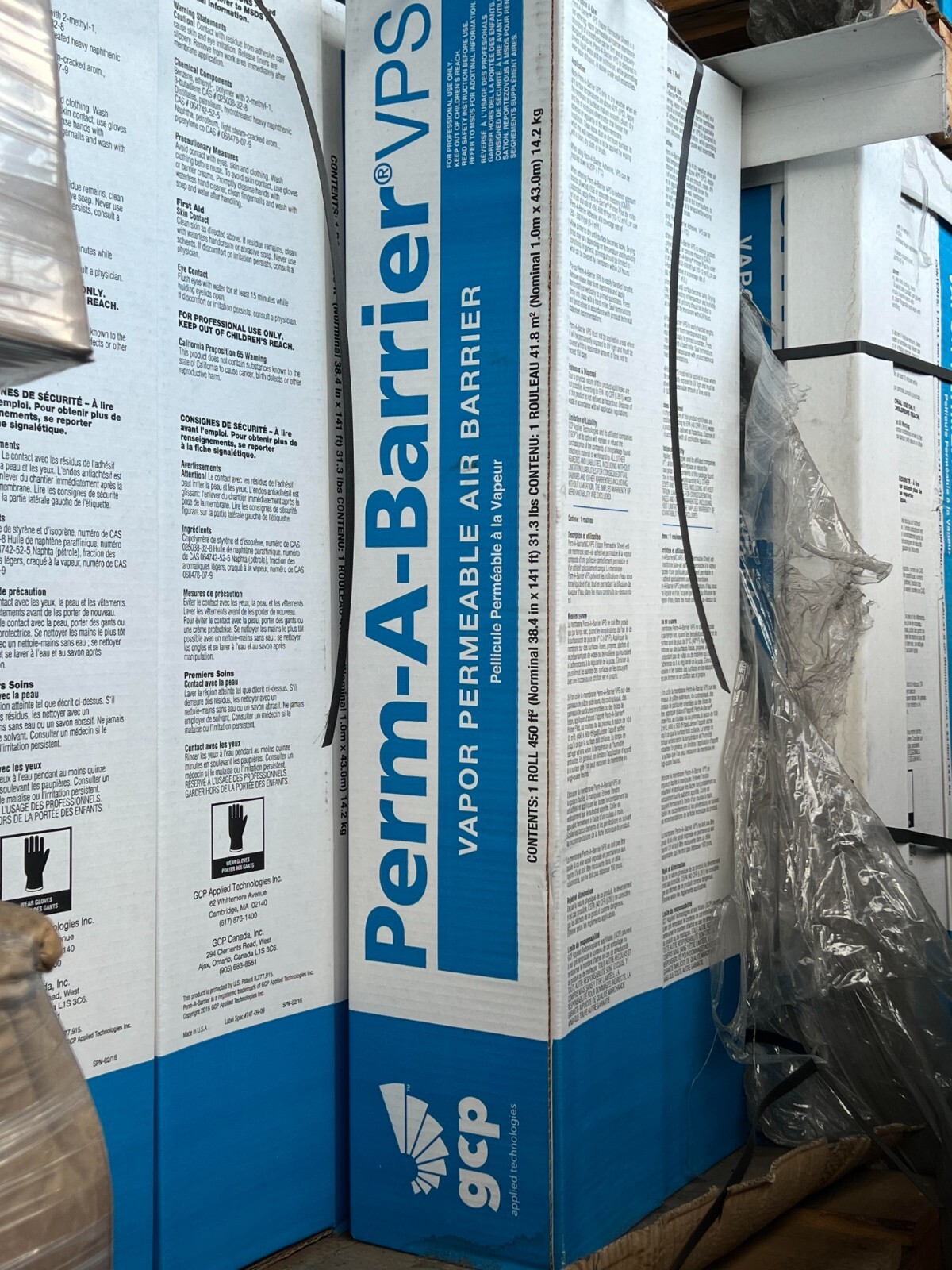 GRACE PERMABARRIER VPS MEMBRANE 38" X 141' 450 SQFT eBay