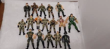 LOT OF 17 ASSORTED ACTION FIGURES POSEABLE 4.5" TO 5.5"