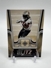 Alvin Kamara BLITZ Insert 2021 Panini Playbook Football Card #BTZ-AKA